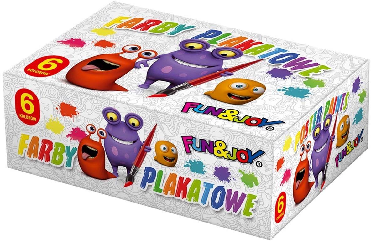 FARBY PLAK 6KOL 20ML FUN&JOY 220260 PUD